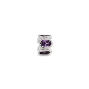 Pandora Purple Oval Lights Charm - DISCONTINUED